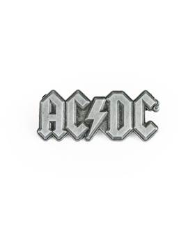 Odznak AC/DC Logo - stříbrný
