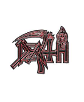 Odznak Death - Logo - červený