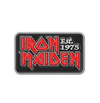 Odznak Iron Maiden - Logo Est. 1975