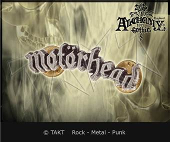 Odznak Motorhead Logo Alchemy