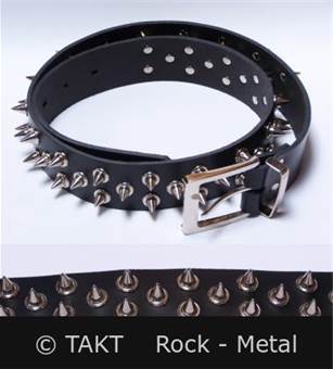 Opasek na kalhoty - Kužely vysoké 3 řady - Velká spona