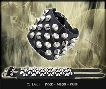 Opasek na ruku KUŽELY velké 5 řad nepravidelný