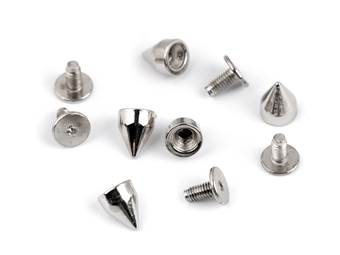 Ozdobný šroubovací hrot / nýt / kužel 14 / průměr 7 mm