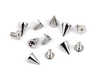 Ozdobný šroubovací hrot / nýt / kužel 15 / průměr 7 mm