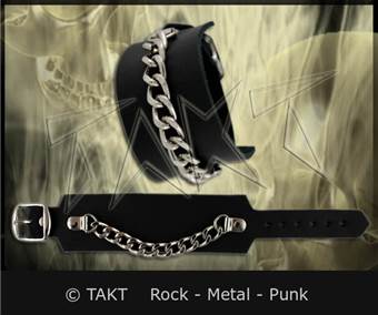 Pás na ruku čistý černý 1 - Řetízek