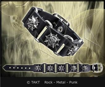 Pás na ruku - Lebka pirát