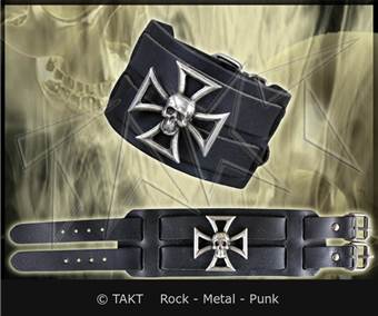 Pás na ruku Rytířský kříž 2 Lebka