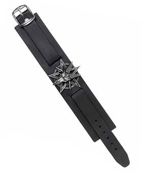 Pásek na ruku Baphomet - kožený