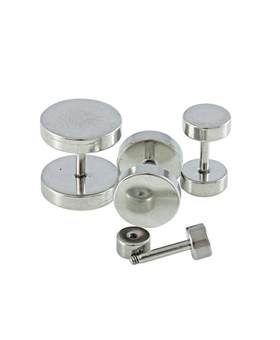 Piercing Fake Plug stříbrný