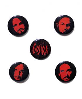Placka Gojira - Fortitude / set 5 kusů