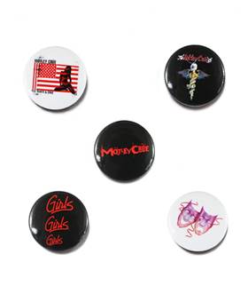 Placka Motley Crue - Dr Feelgood / set 5 kusů