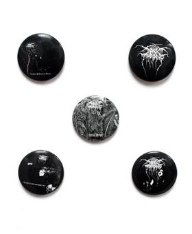 Placka se špendlíkem Darkthrone - True Norwegian Black Metalsada 5 kusů