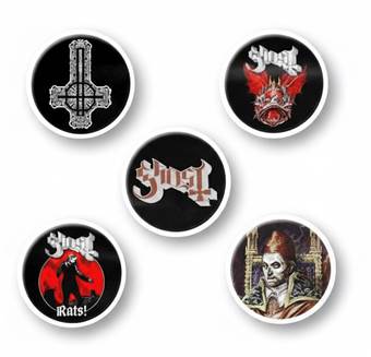 Placka se špendlíkem Ghost - Prequelle sada 5 kusů