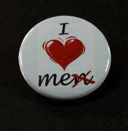 Placka se špendlíkem I Love Me. . . N