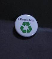 Placka se špendlíkem I Recycle Girls