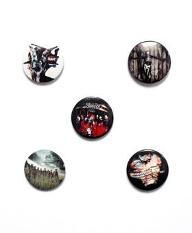 Placka se špendlíkem Slipknot - Albums sada 5 kusů
