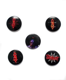 Placka se špendlíkem Slipknot - We Are Not Your Kind sada 5 kusů