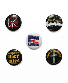 Placky Dead Kennedys - Fresh Fruit / set 5 kusů