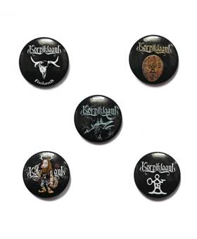 Placky Korpiklaani - Raven / set 5 kusů