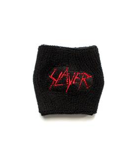 Potítko na ruku / zápěstí - Slayer Logo červené