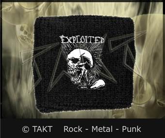 Potítko na ruku / zápěstí - The Exploited - Mohican Skull