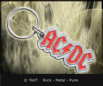 Přívěsek AC/DC - Logo červené 3