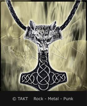 Přívěšek Thorovo kladivo 30 - velký Vlk