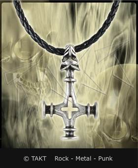 Přívěšek Vlk kříž 03 Velký