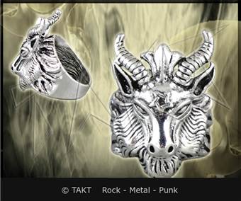 Prsten Kozel Pentagram