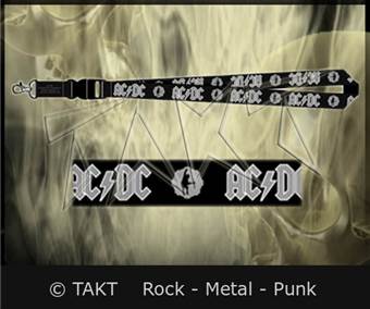 Řemínek na krk AC/DC - Logo Cog