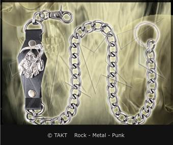 Řetěz na kalhoty hrubý Smrtka