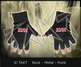 Rukavice AC/DC - Logo