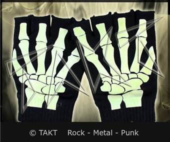 Rukavice Kosti 4 | Svítí ve tmě