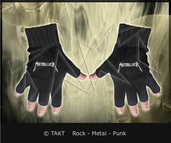 Rukavice Metallica - Logo