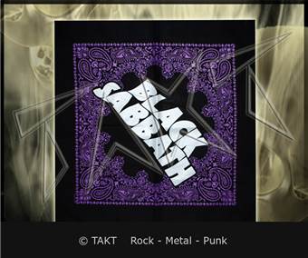 Šátek Black Sabbath - Logo