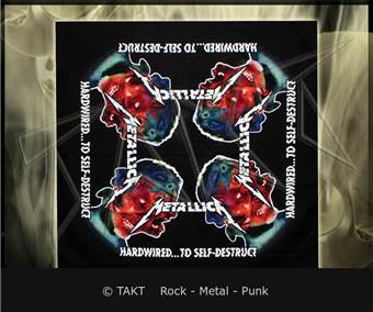 Šátek Metallica - Handwired. . . To Self - Destruct