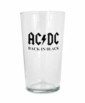 Sklenice na pivo - AC/DC - Back In Black