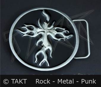 Spona na opasek Kříž 10 Tribal