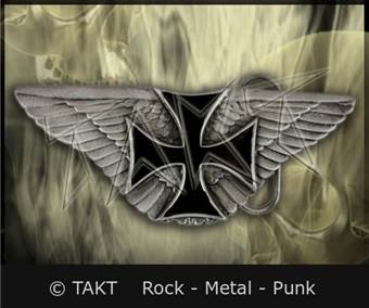 Spona na opasek Kříž 13 s křídly