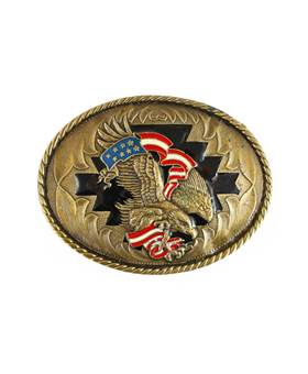 Spona na opasek Orel - American Eagle 05 - Zlatá