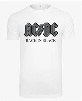 Tričko AC/DC - Back In Black - Bílé
