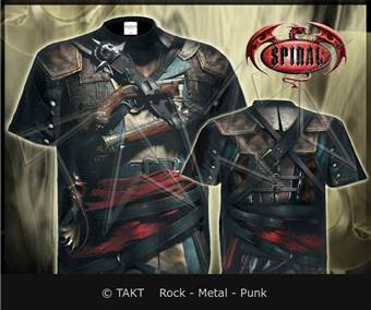 Tričko Assassins Creed - Iv Black Flag - All Print - Spiral Direct