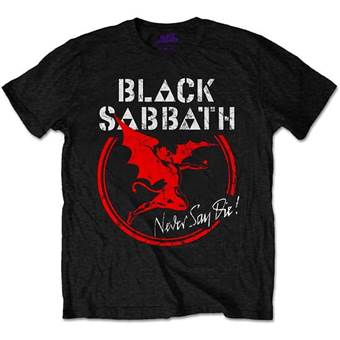 Tričko BLACK SABBATH - Never Say Die - Logo