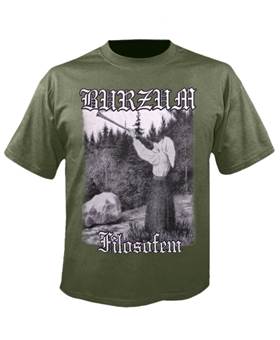 Tričko Burzum - Filozofem Green