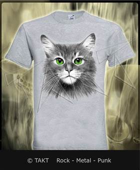 Tričko Cat 03 šedé