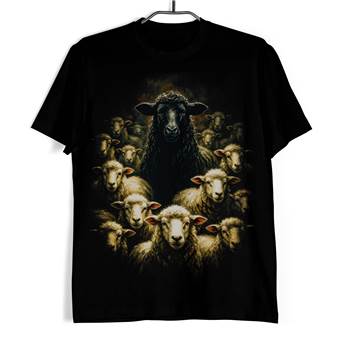 Tričko Černá ovce ve stádě