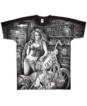 Tričko Choppers Garage - All Print