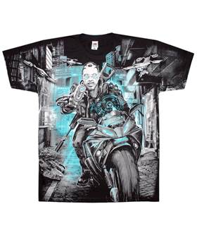 Tričko Cyberpunk Riot - All Print