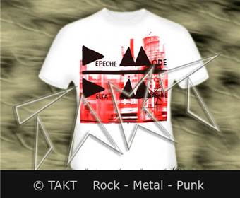 Tričko Depeche Mode - Delta bílé