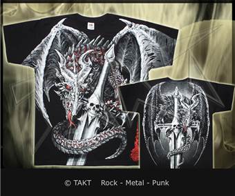 Tričko Dragons Sword - All Print